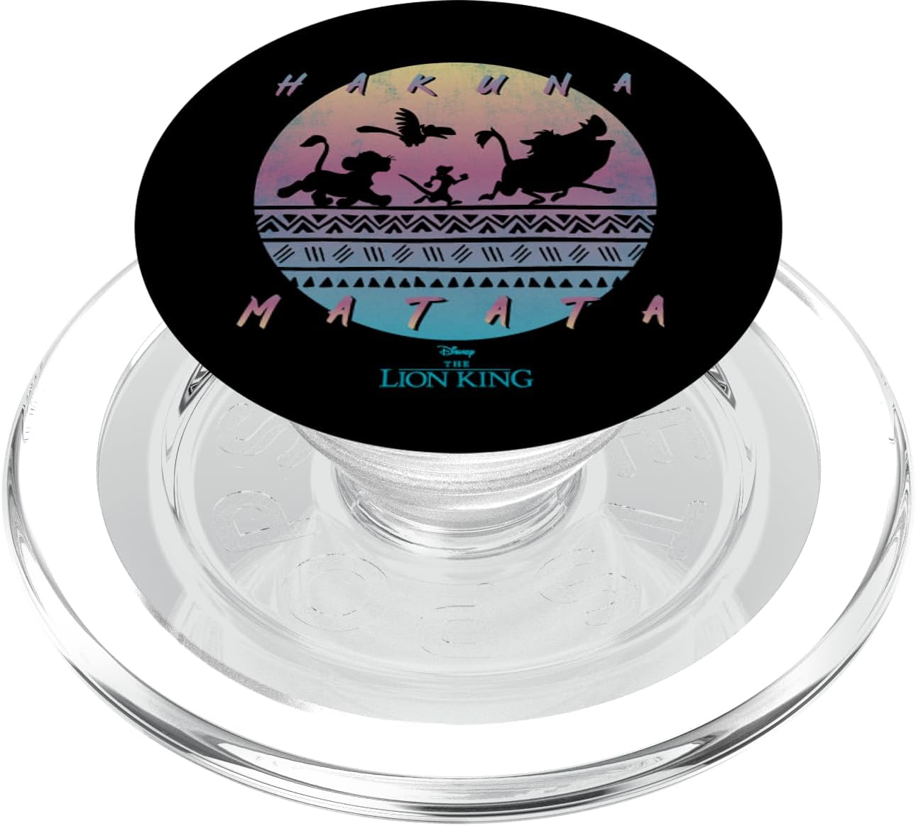 Disney The Lion King Hakuna Matata 90s Circle PopSockets MagSafe PopGrip for iPhone