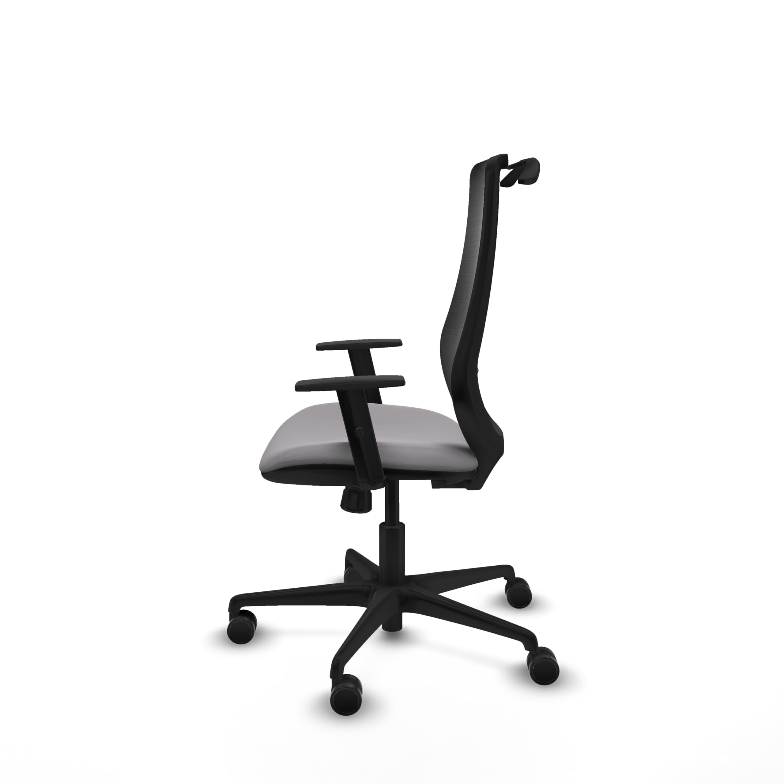 Piqueras y Crespo Silla de Oficina Mardos ergonómica para 8 Horas de Uso, con Respaldo Fijo, Brazos 1D, Apoyo Lumbar 1D y Mecanismo sincro 4 Posiciones, Ideal para 120 Kg