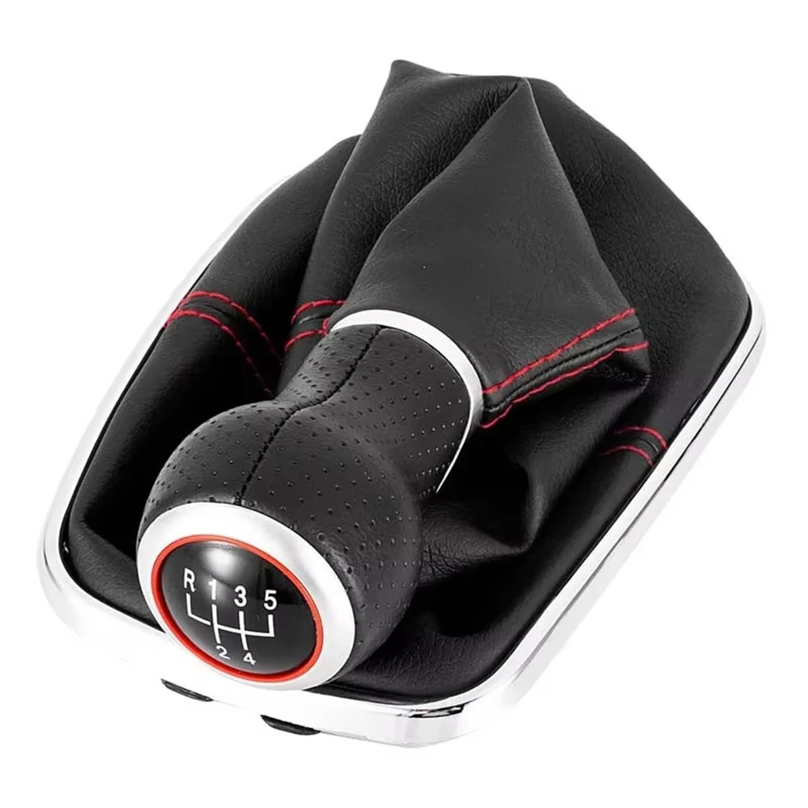 Vbnyba D 5 Speed 12Mm Car Shift Knob Lever Compatible With For Mk4 For Golf For Gti R32 1999-2005 5 6 For Speed 12Mm Gear Shift Knob Lever Shifter Gaiter Boot(D 5 Speed 12Mm)