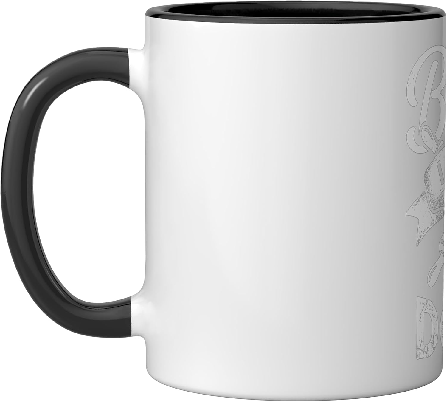 I Bake Because I Knead The Dough Funny Bread Baker Baking Ceramic Mug, Blue/White, 11oz image 5
