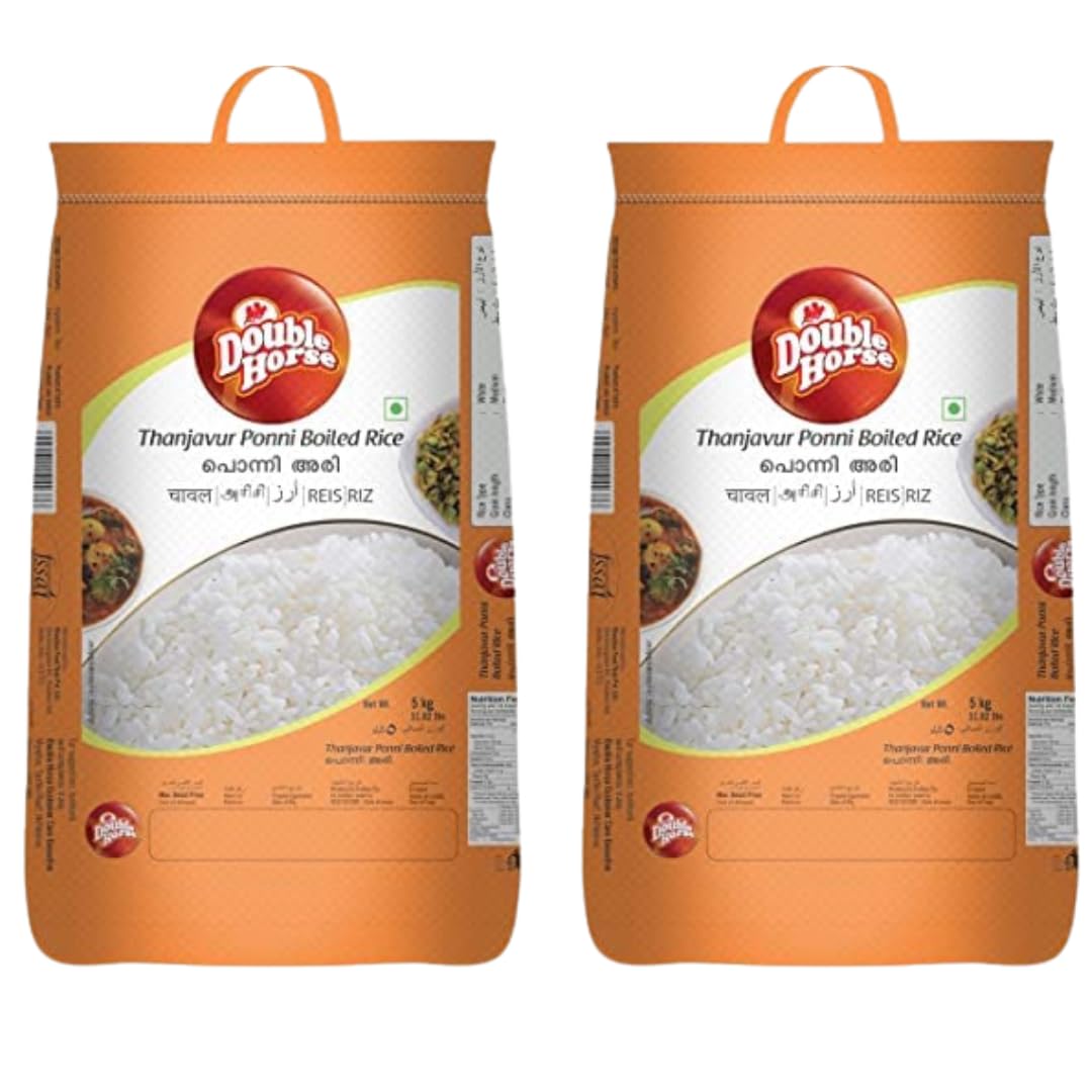 Double Horse Premium Tanjavur Ponni Boiled Rice |Export Quality| 10KG| Ponni Akki | Ponni Rice | White Rice| Nutrient Rich 10kg (B0CFHPYSFQ) Amazon Price History, Amazon Price Tracker