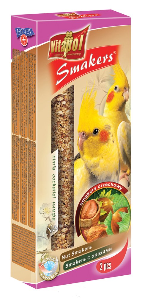VitapolSmakers Sticks Twinpack - Cockatiel Nut