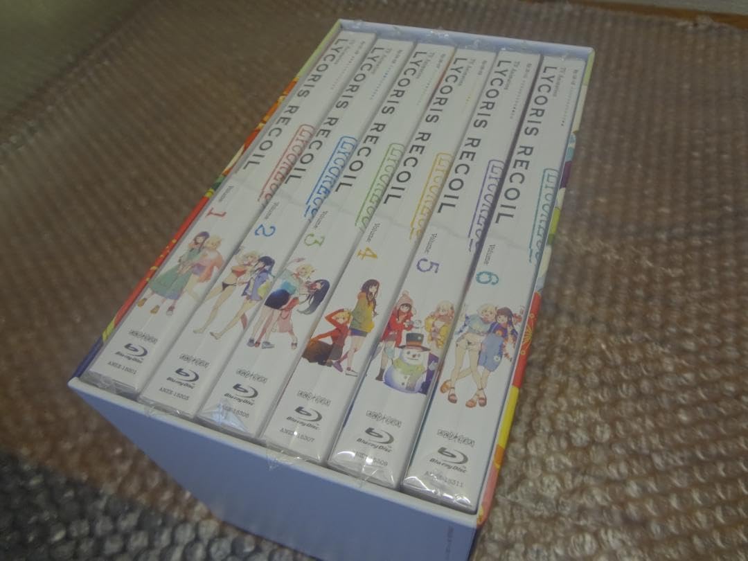 23g ☆y リコリス・リコイル 6巻セット 【Blu-ray】収納BOX付き