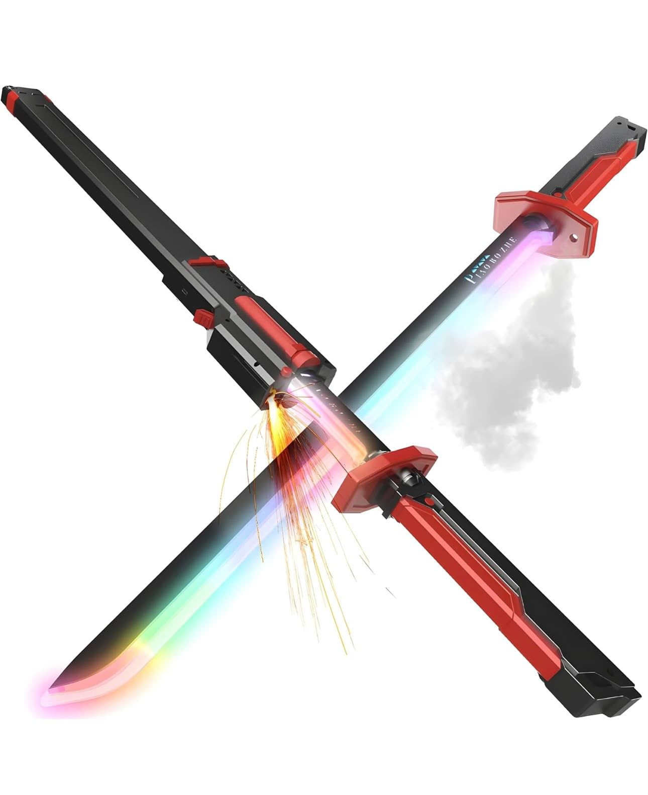 LED Light-Up Toy Sword, 7 Color Changing RGB, 44cm, with Sound,Smoke, Light and Spark Effects, USB Type-C Rechargeable-image-18