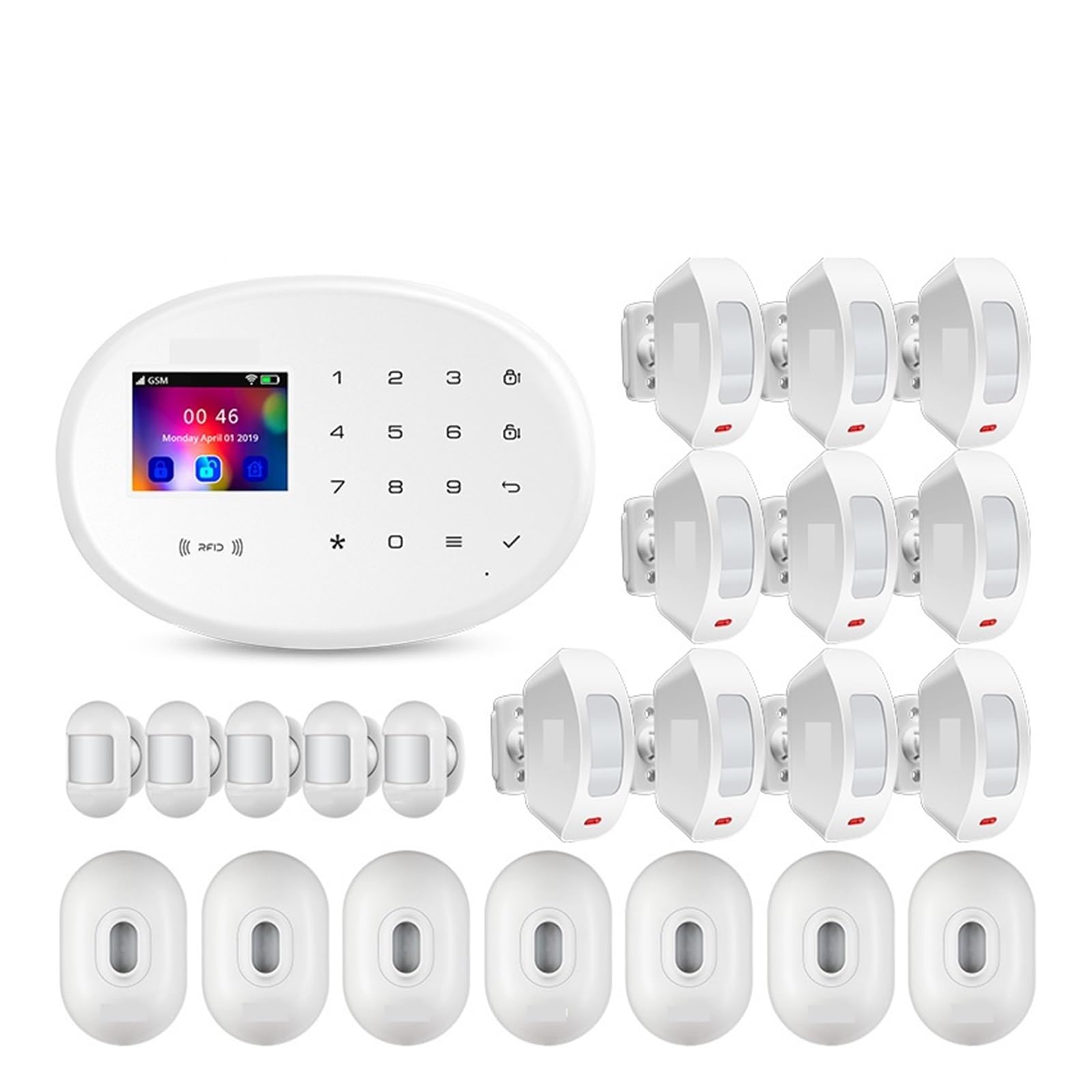 Sistemi Allarme Casa Kit di allarme WIFI 4G funzionante con APP Smart/Life(KIT 1)