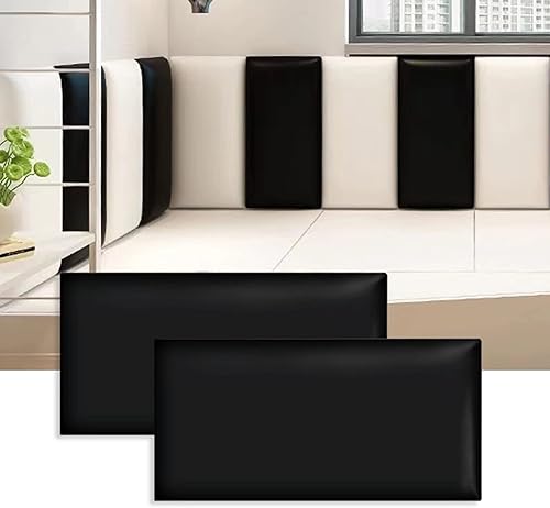 Acolchado de pared 3D anticolisión para niños, paneles de pared tapizados para despegar y pegar, cabecera Queen, panel de protección decorativo para