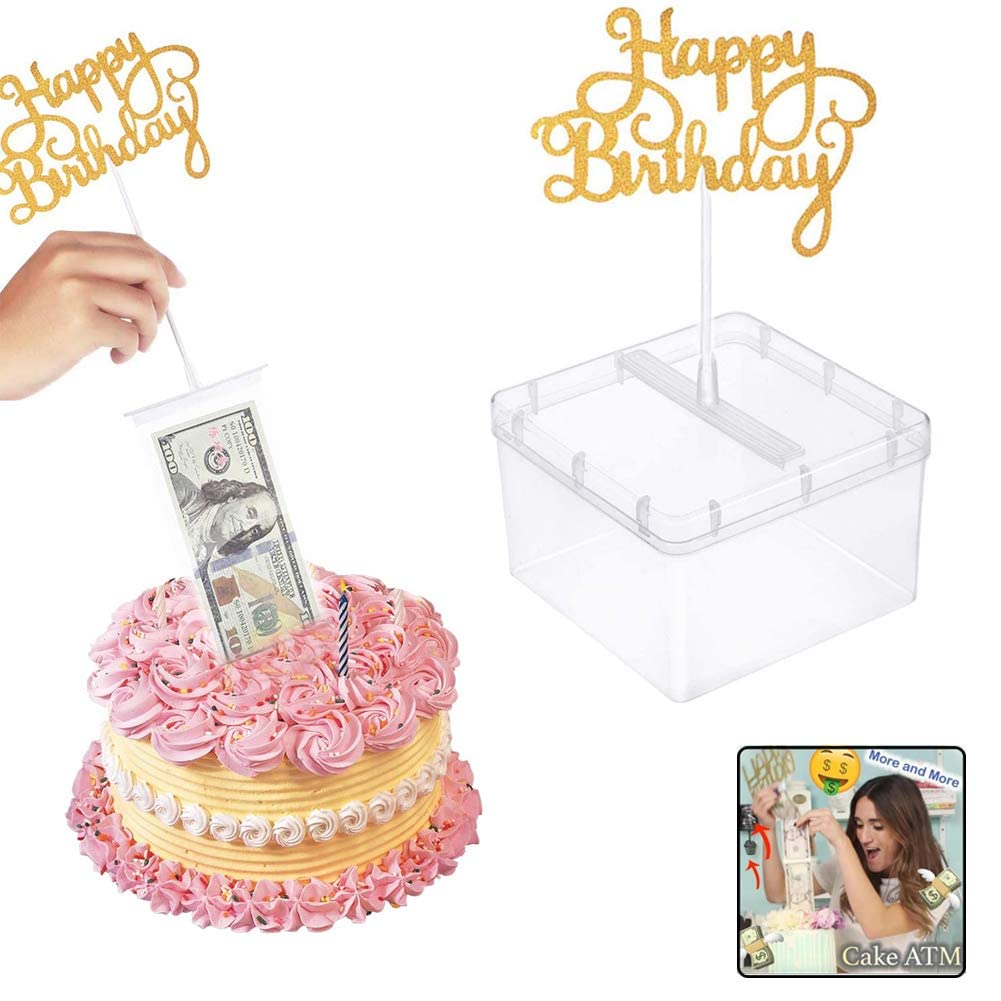 Buy Cake Money Box, Money Pulling Cake Making Mold, Money Cake Dispenser Box, Cake Money Kit