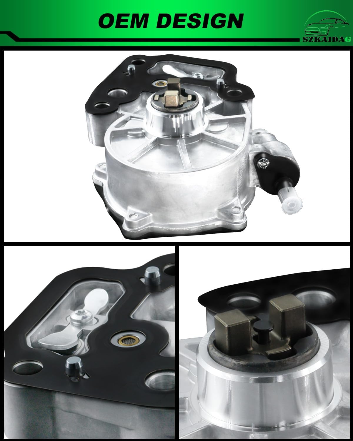 Brake Vacuum Pump Fits for:-Chevy Malibu 2016-2022 Equinox 2018-2022 Cruze for:-Buick Encore for:-GMC Terrain 2016 2017 2018 2019 2020 2021 2022 Replace OE# 12684050, 70255133, 012678247