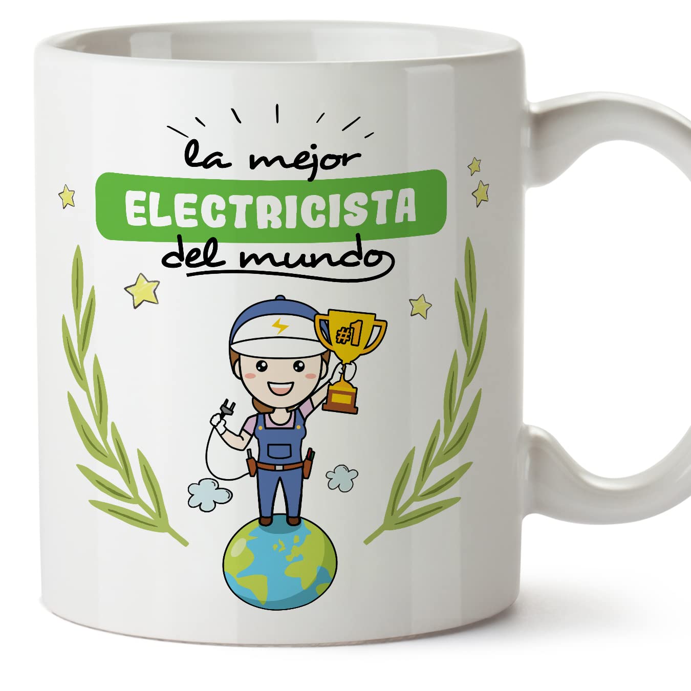 MUGFFINS Taza Fisioterapeuta Hombre (Mejor del Mundo) - Regalos Originales y Divertidos de Fisioterapia — view 100