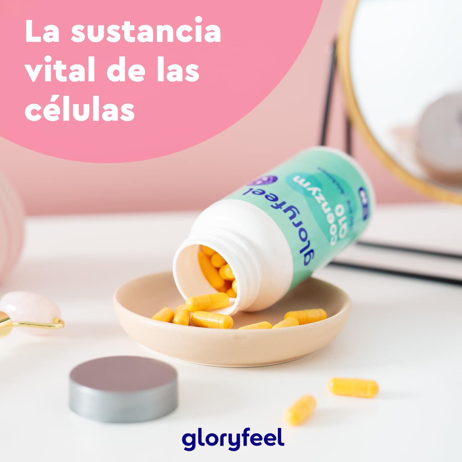 Coenzima Q10 200mg - 120 Cápsulas veganas (4 meses) - 100% Pura Fermentada Naturalmente, CoQ10 de primera calidad - Para 4 meses, Probada en laboratorio