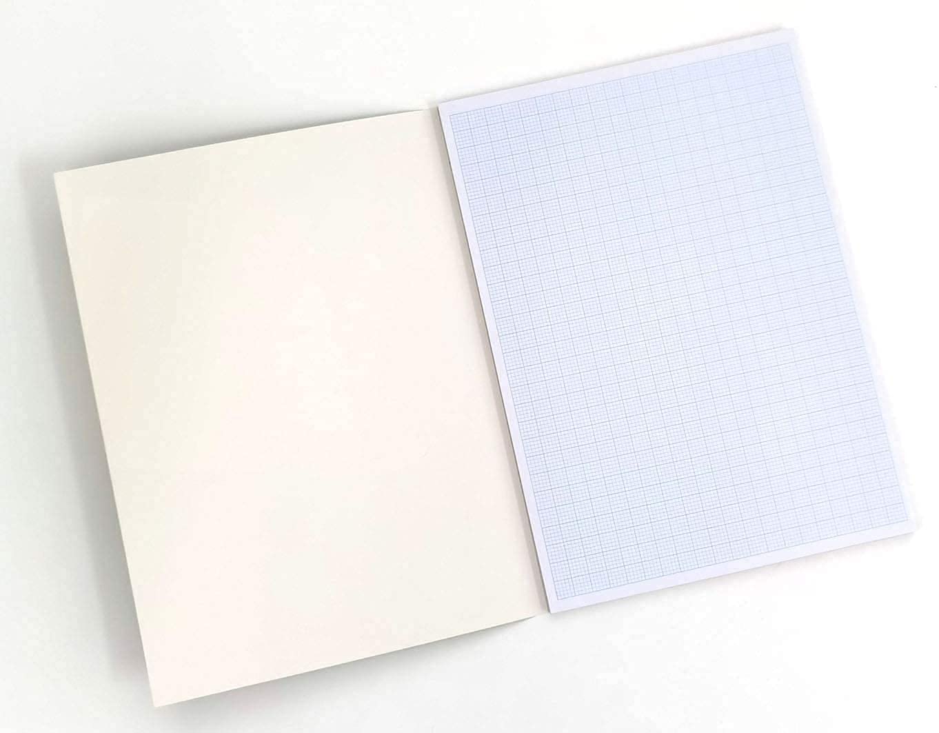 Plastoreg Blocco carta millimetrata A4 50 pagine 95g/m² griglie blu 1/5/10mm disegni tecnici