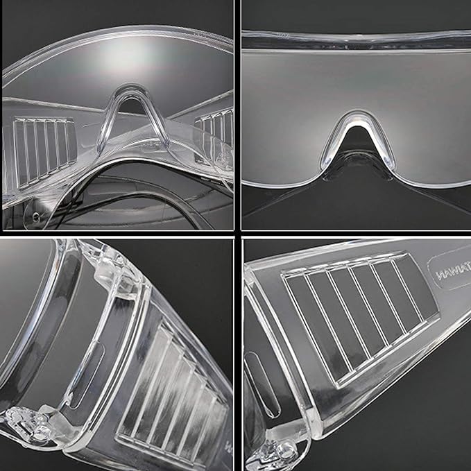 Image of Calabria Fit Over Safety Glasses | Polarized Sunglasses Over Glasses | Wrap Around Anti-Fog | Scratch Resistant | Unisex