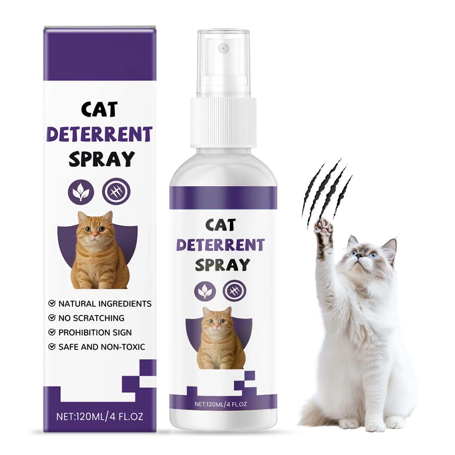 GLAMVIV 120ml Cat Anti-bite Spray, an Effective Solution for Protecting Furniture, Sofas, Plants, and Carpets from Cat Scratching, Suitable for Both Indoor and Outdoor Use