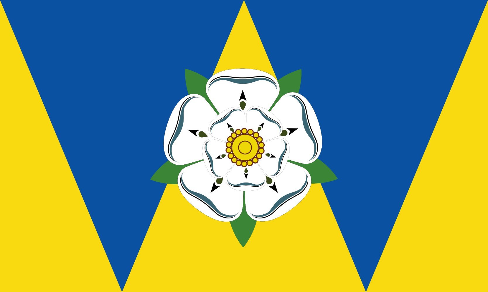 Drapeau West Yorkshire grand modèle idéal pour décorer un pub ou un salon anglais