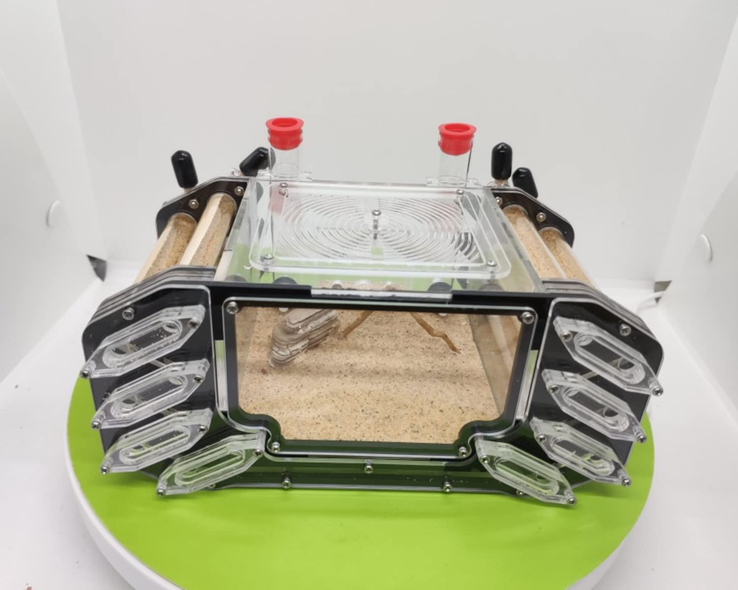 32pcs Tube À Essai Ant Nest Ant Farm Box Ant Workshop Worm Nest Farm Lair Feeding Box Educational Formicarium Highly Moisturizing Habitat Birthday Gift (Color : D