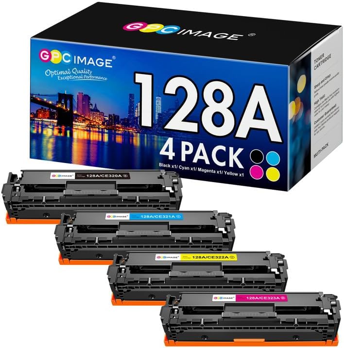 GPC Image 128A 4-pack Toner Cartridges for HP