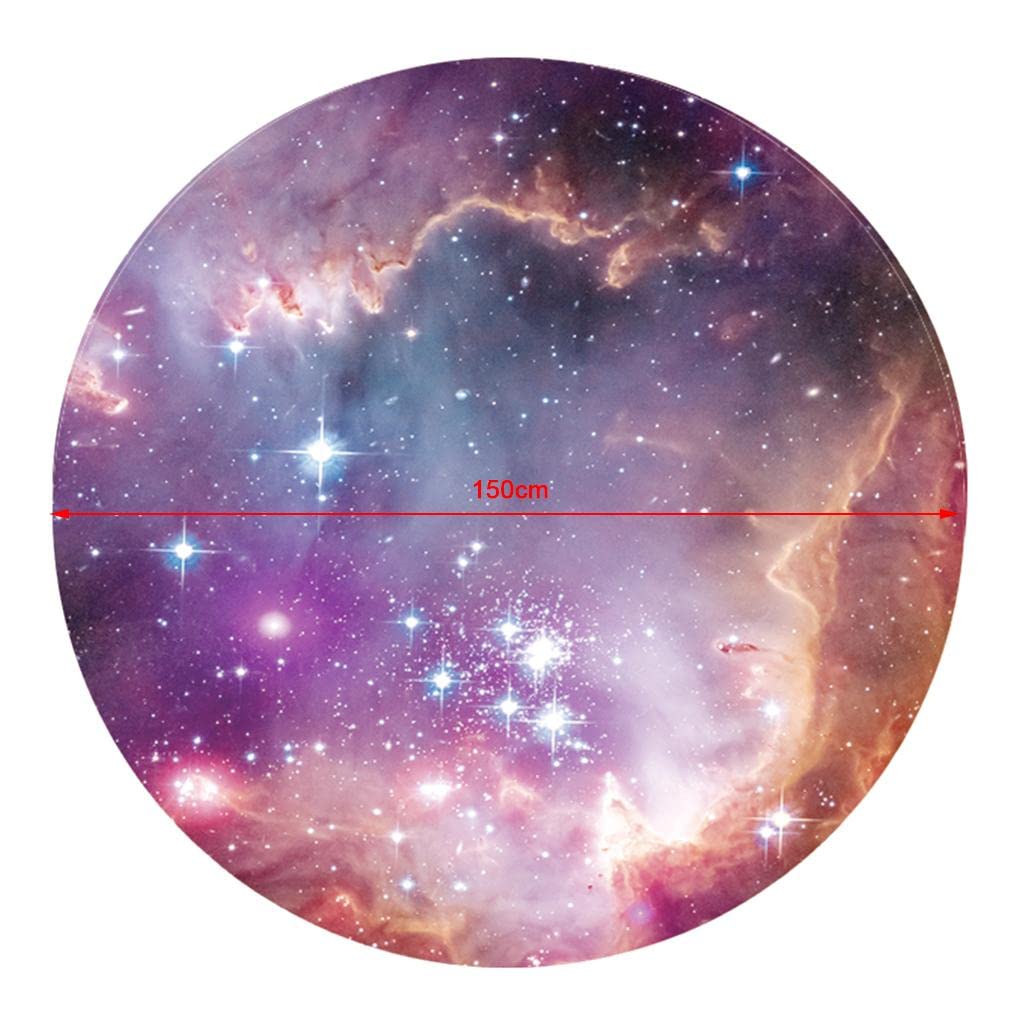 Elastic Edged Waterproof Backed Fitted Table Cover Cloth Starry Sky A 1.5m | Home & Garden | Furniture | Furniture Parts & Accessories-image-45