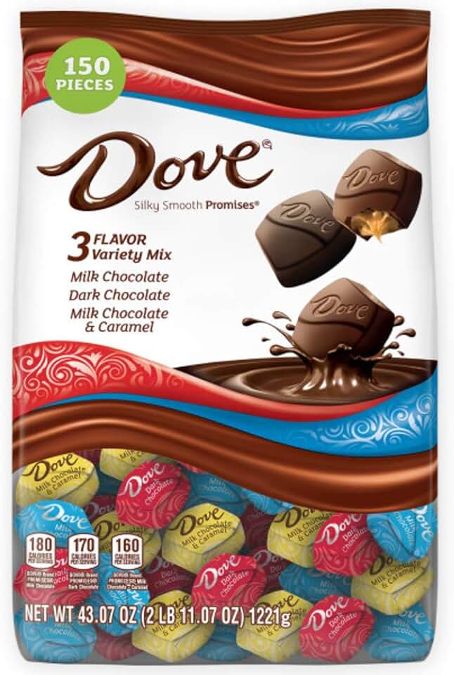 dove chocolates individually wrapped