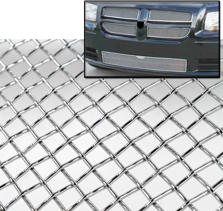 For Dodge Magnum Front Bumper Stainless Steel Mesh Grille