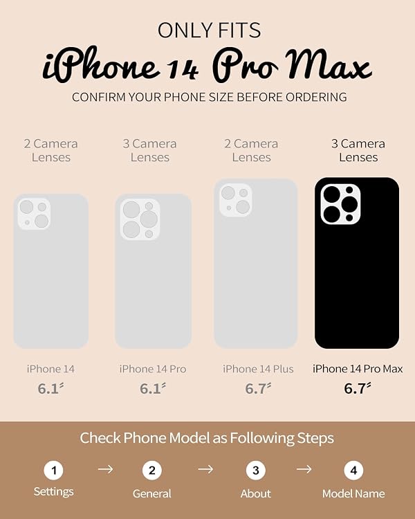 Toycamp for iPhone 14 Pro Max Case - Women Girls Cute Cover Cats with Sliding Camera Cover Glitter Unique Cartoon Girly Kawaii Design Flowing Liquid Quicksand Phone Case for iPhone 14 Pro Max 6.7 " by Toycamp - Used condition - Image 2