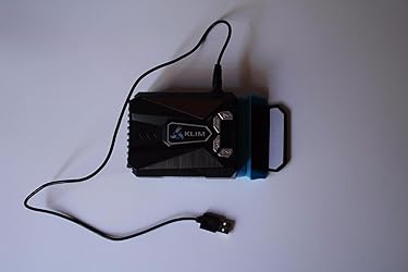 KLIM Cool - Raffreddatore Per PC Portatile Con Ventola USB, Silenzioso E Regolabile, Compatibile Con Maggior Parte Dei Laptop