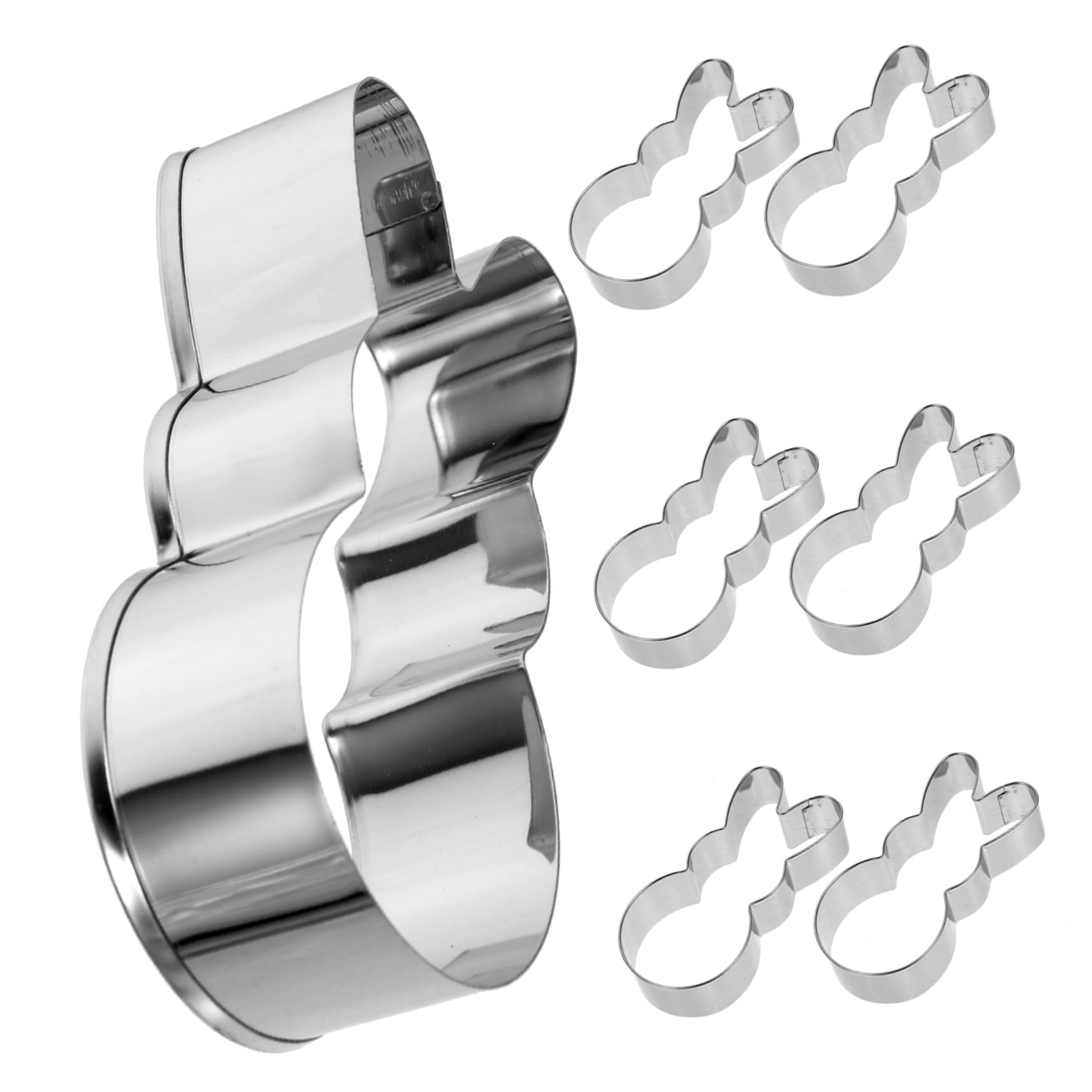 Ciieeo 5 Ensembles Emporte-pièce Lapin Emporte-pièces Fantômes Emporte-pièces Animaux Étain Accesoire Cuisine Easter Chocolate Moule À Biscuits Emporte-pièces En Métal Silver 6 Pièces * 5
