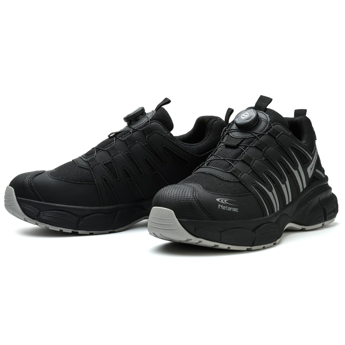 Arbeitsschuhe Herren Leicht Sicherheitsschuhe, Stahlkappenschuhe Damen, Atmungsaktive Bequeme &Breite Passform, Gummisohle