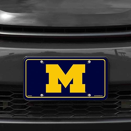 Miniatura 179 de NCAA etiqueta de metal para auto, negro