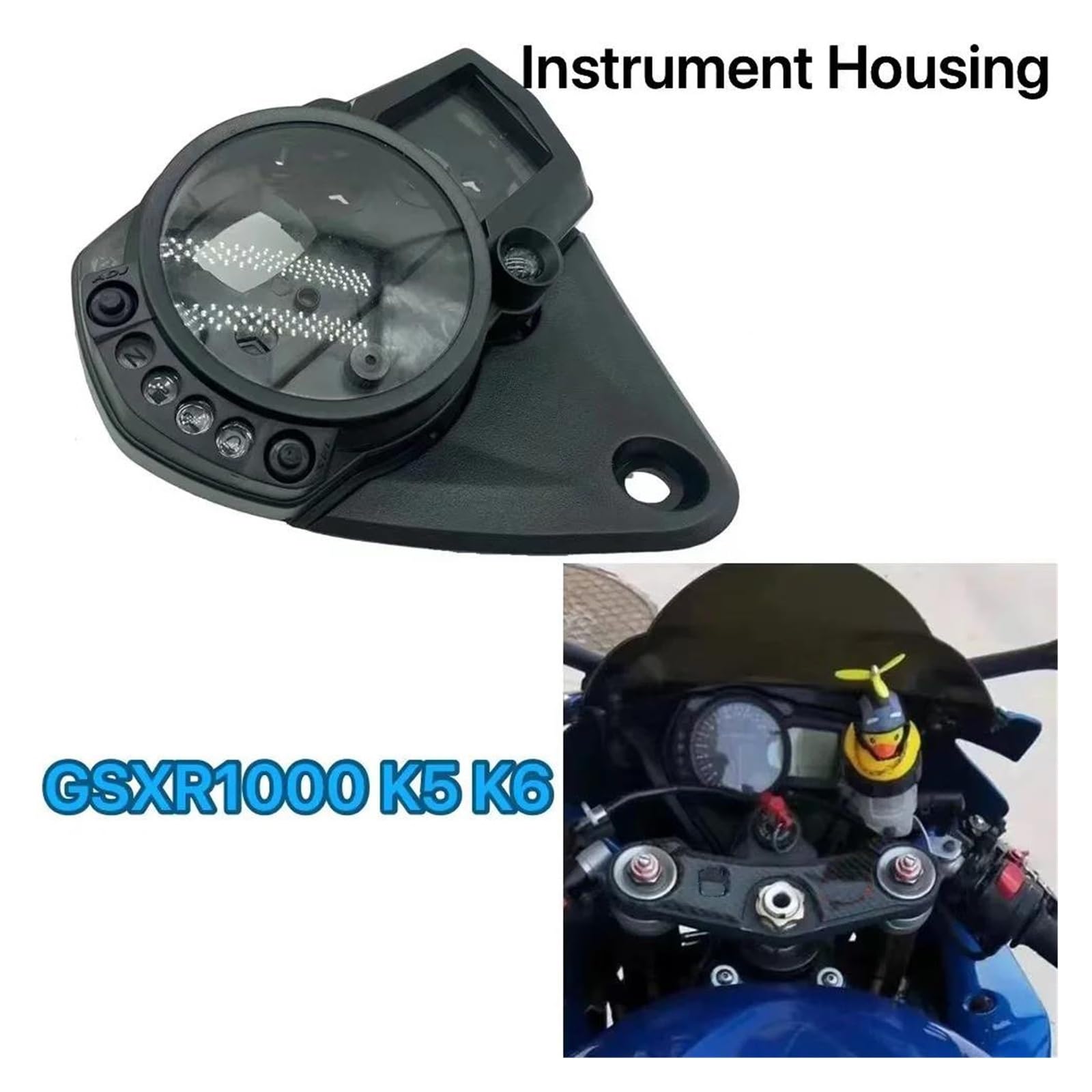 Cache Compteur (Speedmeter Cover) Neuf Pour Suzuki GSX-R 1000 2005-2006 - Pièce D'origine