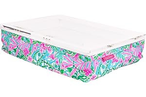Lilly Pulitzer Premium Lap Desk with Storage: Comfort and Work Anywhere