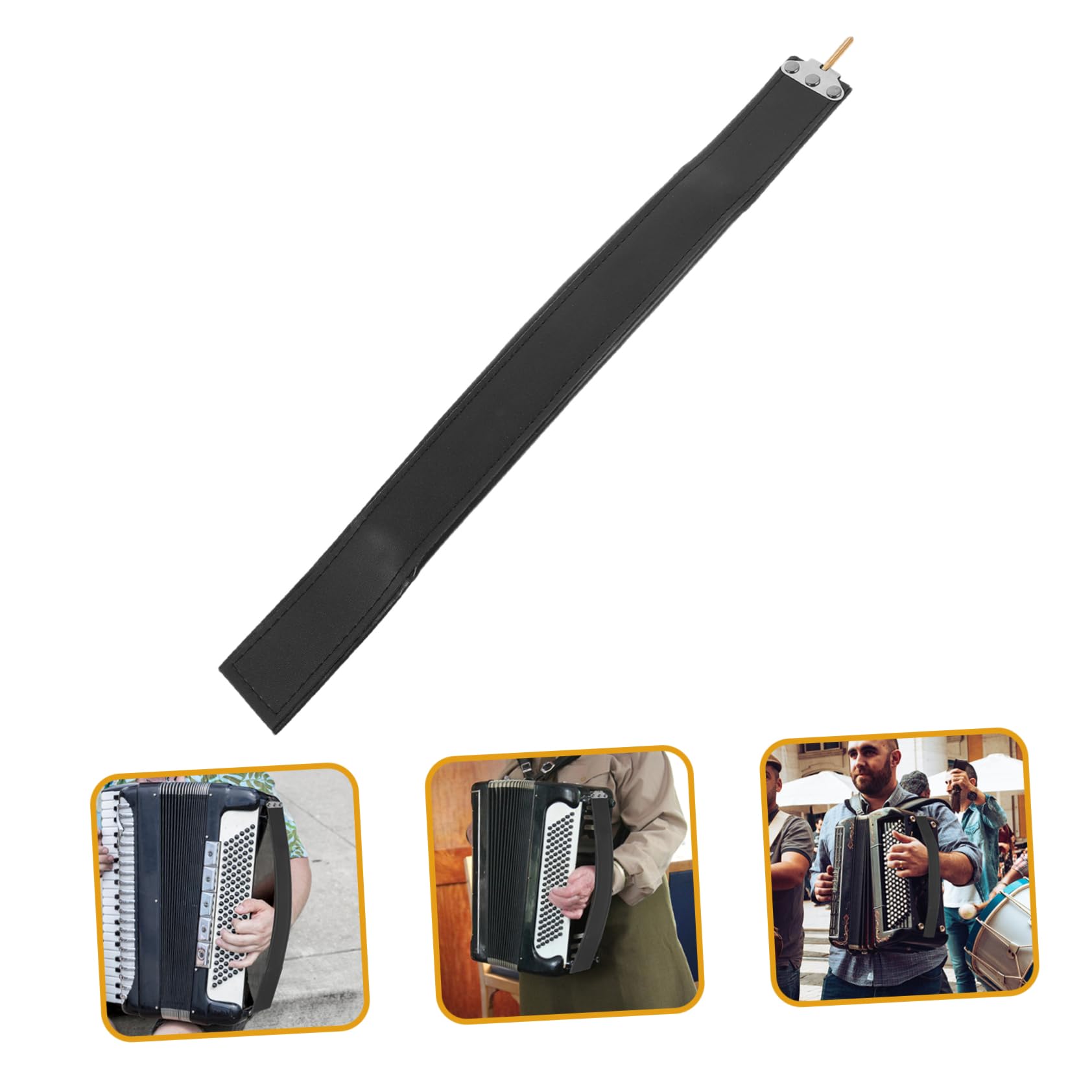 OFFSCH Left Hand Accordion Bass Strip Compatible Sturdy Belt for Accordion Accessory