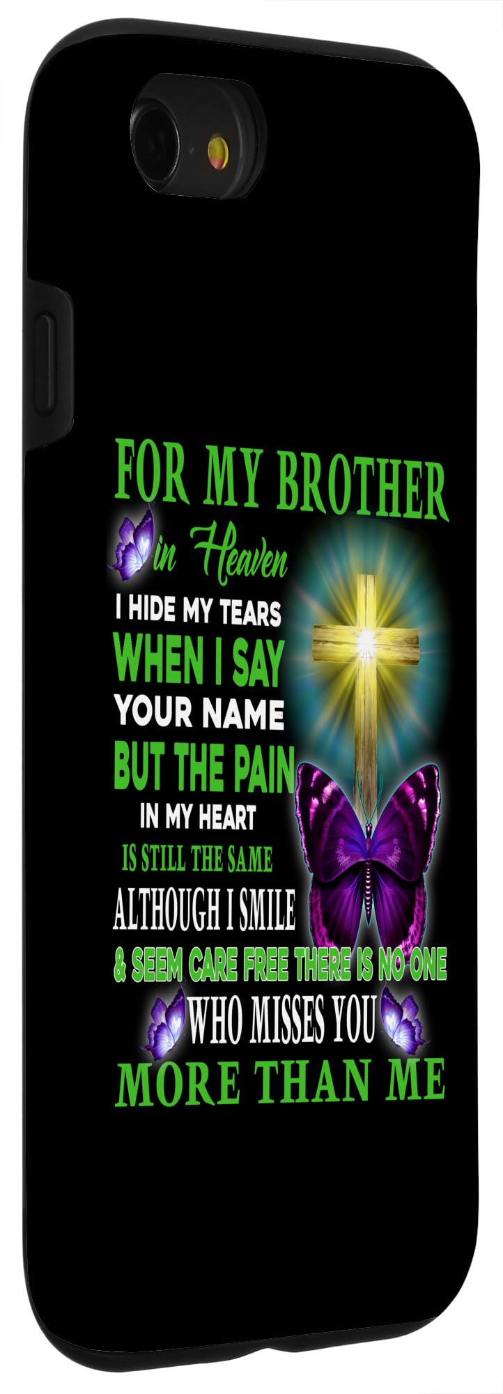iPhone SE (2020) / 7 / 8 for Brother Lives In Heaven Missed Memorial Of My Brother Case - Image 3