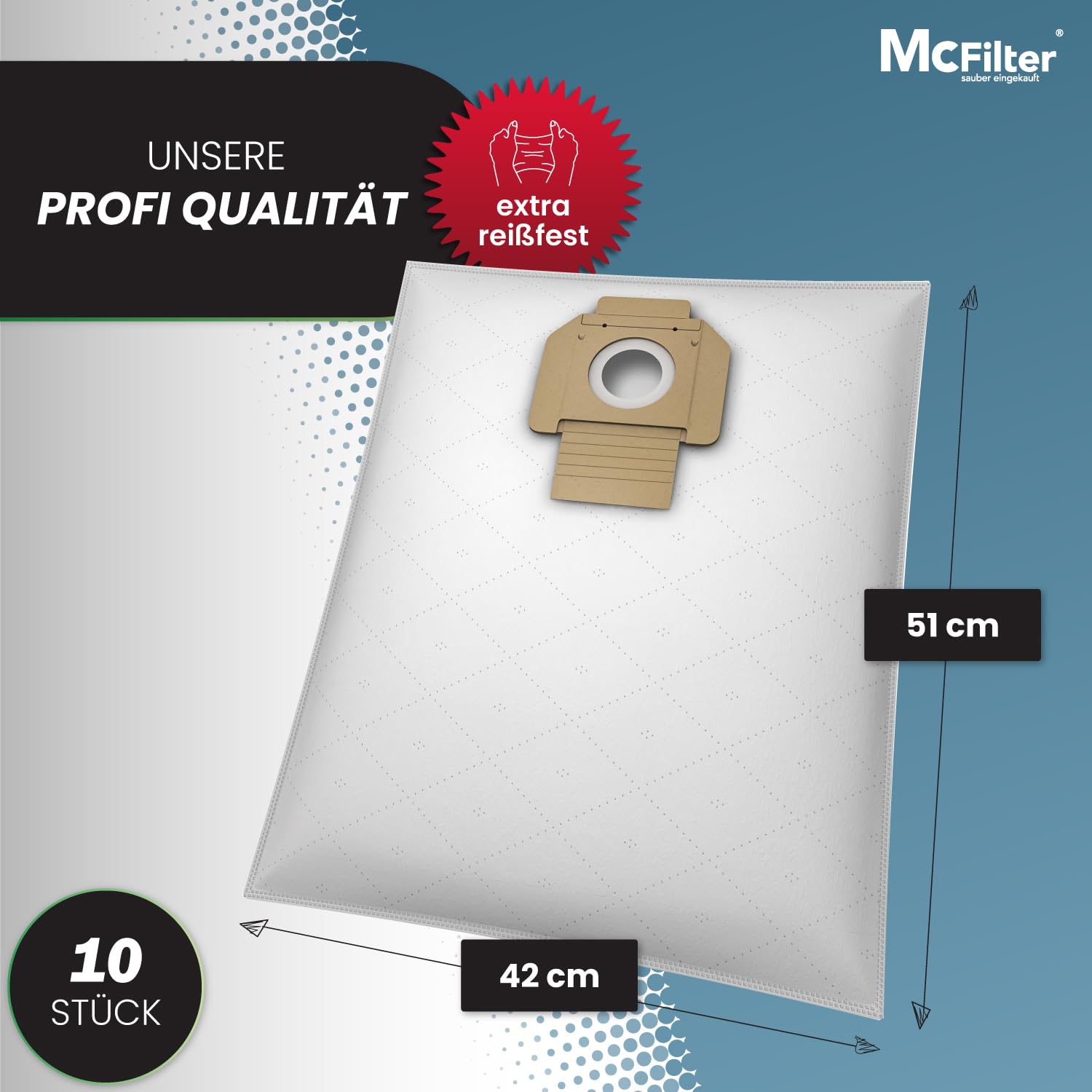 McFilter 16 Sacchetti Per Aspirapolvere Bosch + Filtri | Compatibile Con Serie BGL, BSG, BGB | Sacchi In Microfibra 5 Strati - 3