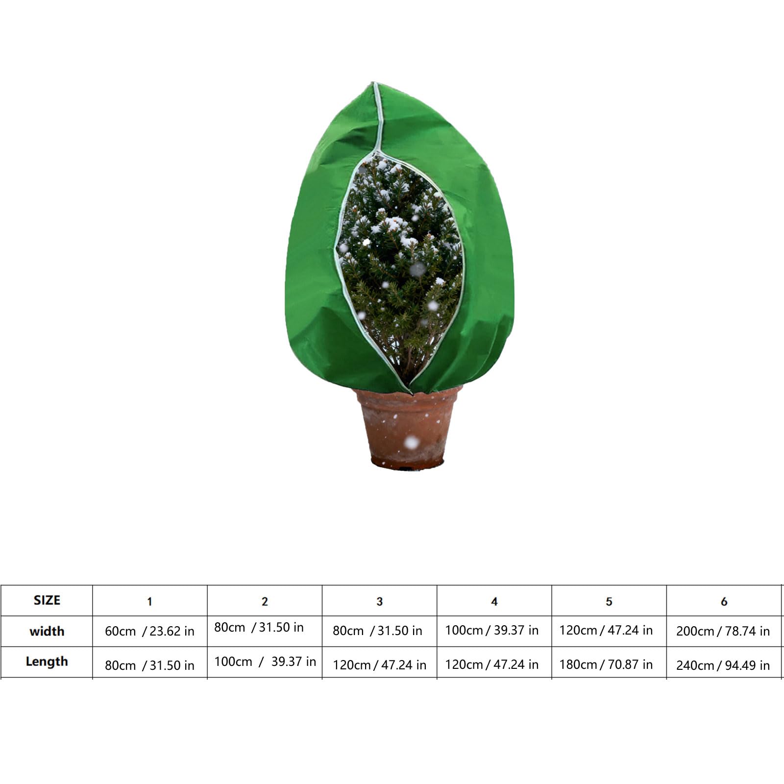 6 fundas multiusos para plantas, aislantes, transpirables, para invierno, protección de instalación, durabilidad