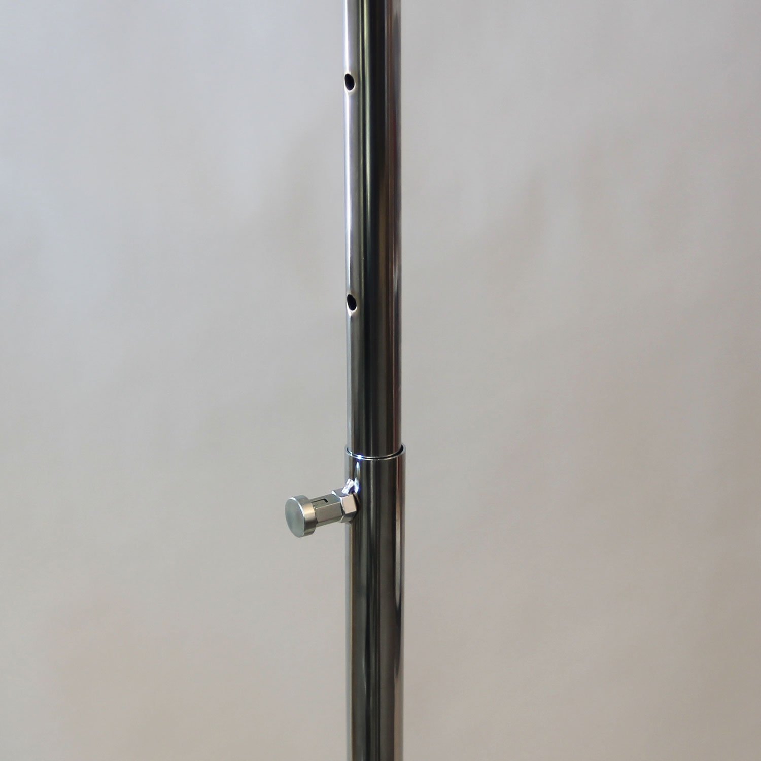 GERSO Reiserollständer höhenverstellbar klappbar verchromt (100cm Breite)