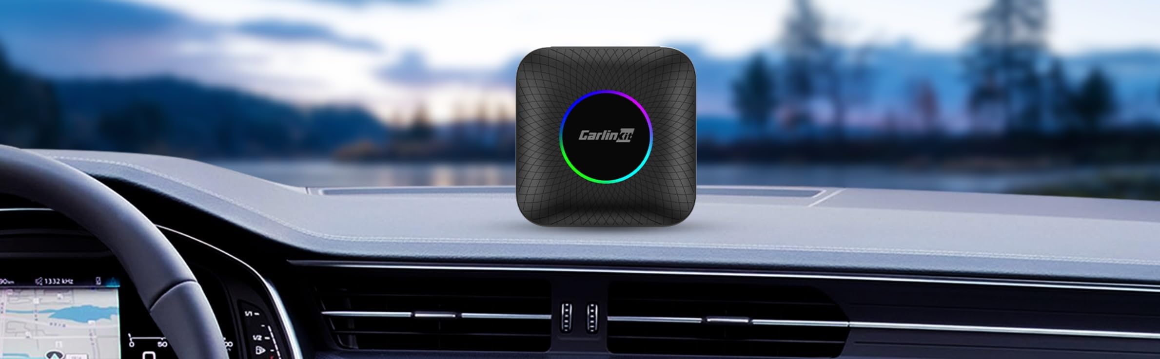 Carlinkit TBOX PLUS LED bezprzewodowy adapter Apple Carplay/Android Auto (czarny)