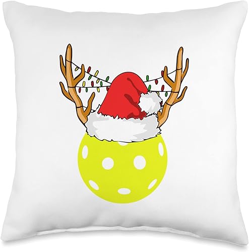 Miniatura 4 de Pickleball Gifts for Players Pickleball - Almohada de Navidad 18 x 18 pulgadas multicolor