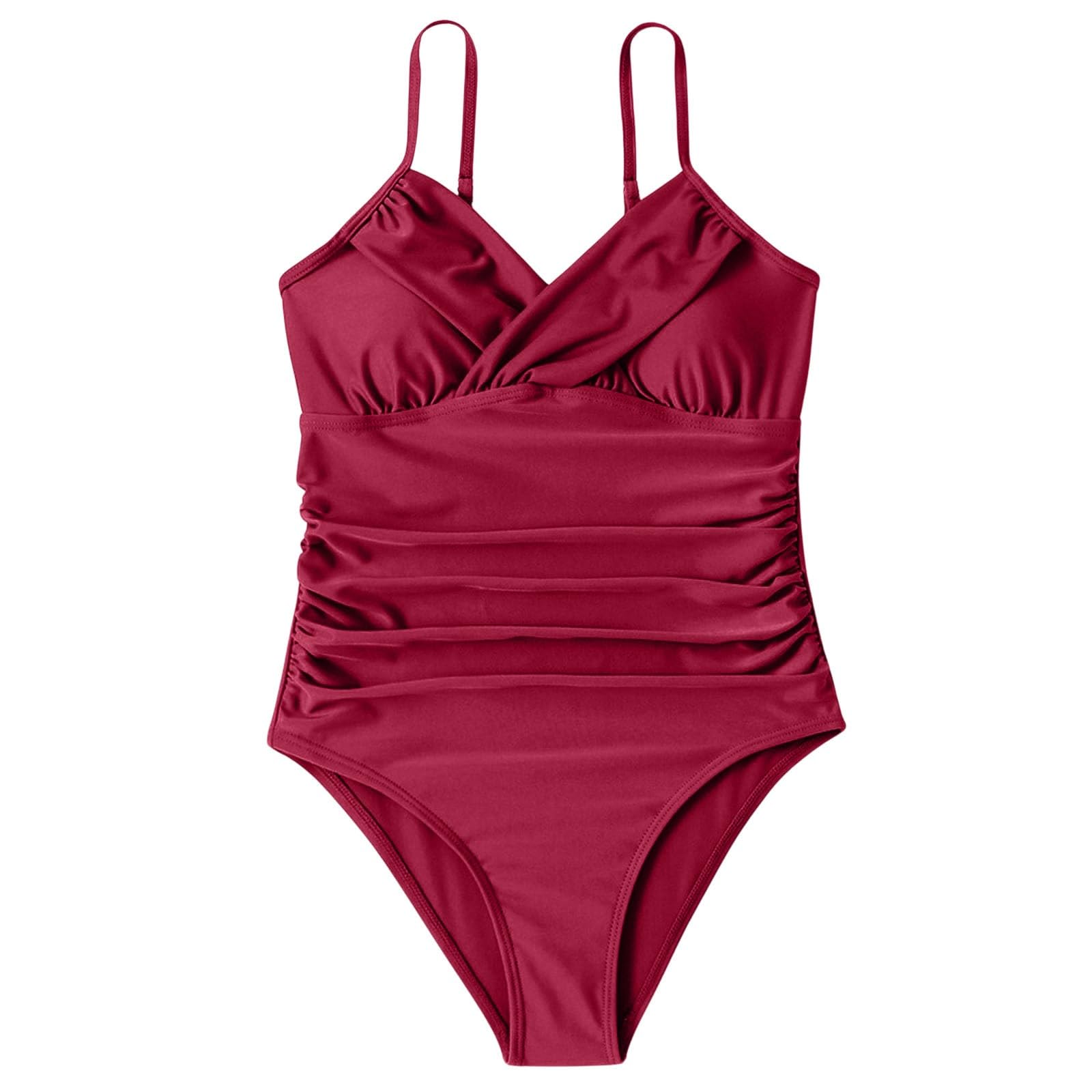 Generic Traje de Baño Entero Mujer Sin Espalda con Diseño Multicolor y Elegante Ropa De Talla Grande BañAdores BañAdor Tallas Grandes Trajes BañO 2024