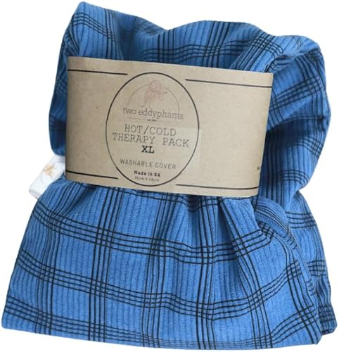 Hot & Cold Therapy Pack XL | Two Eddyphants (Blue Grid)