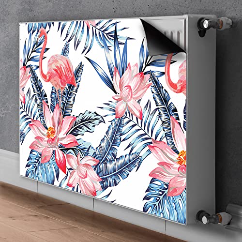 Decormat cache radiateur bleu 80x60cm finition haut de gamme