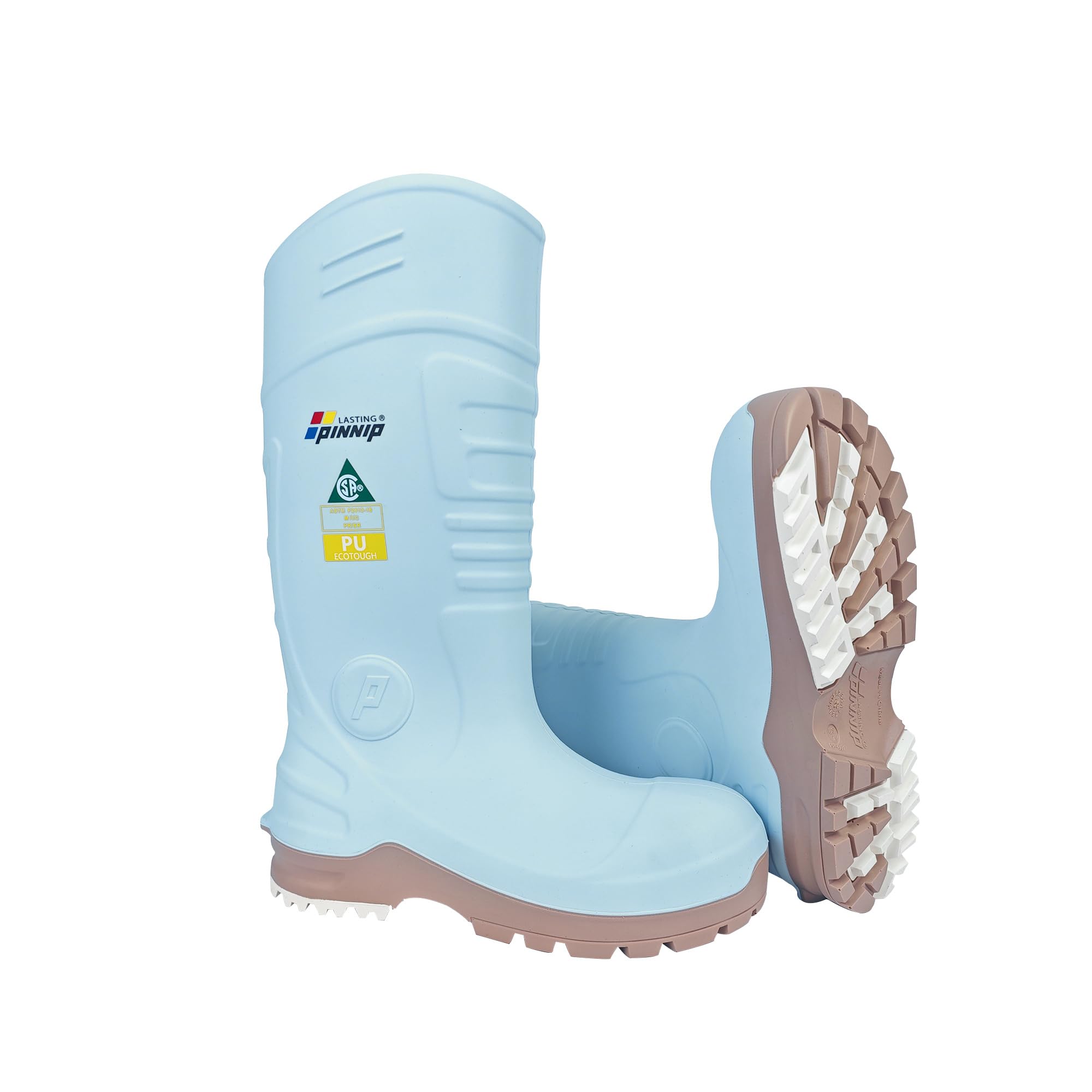 PU Rubber Boots for Women with ASTM Steel Toe