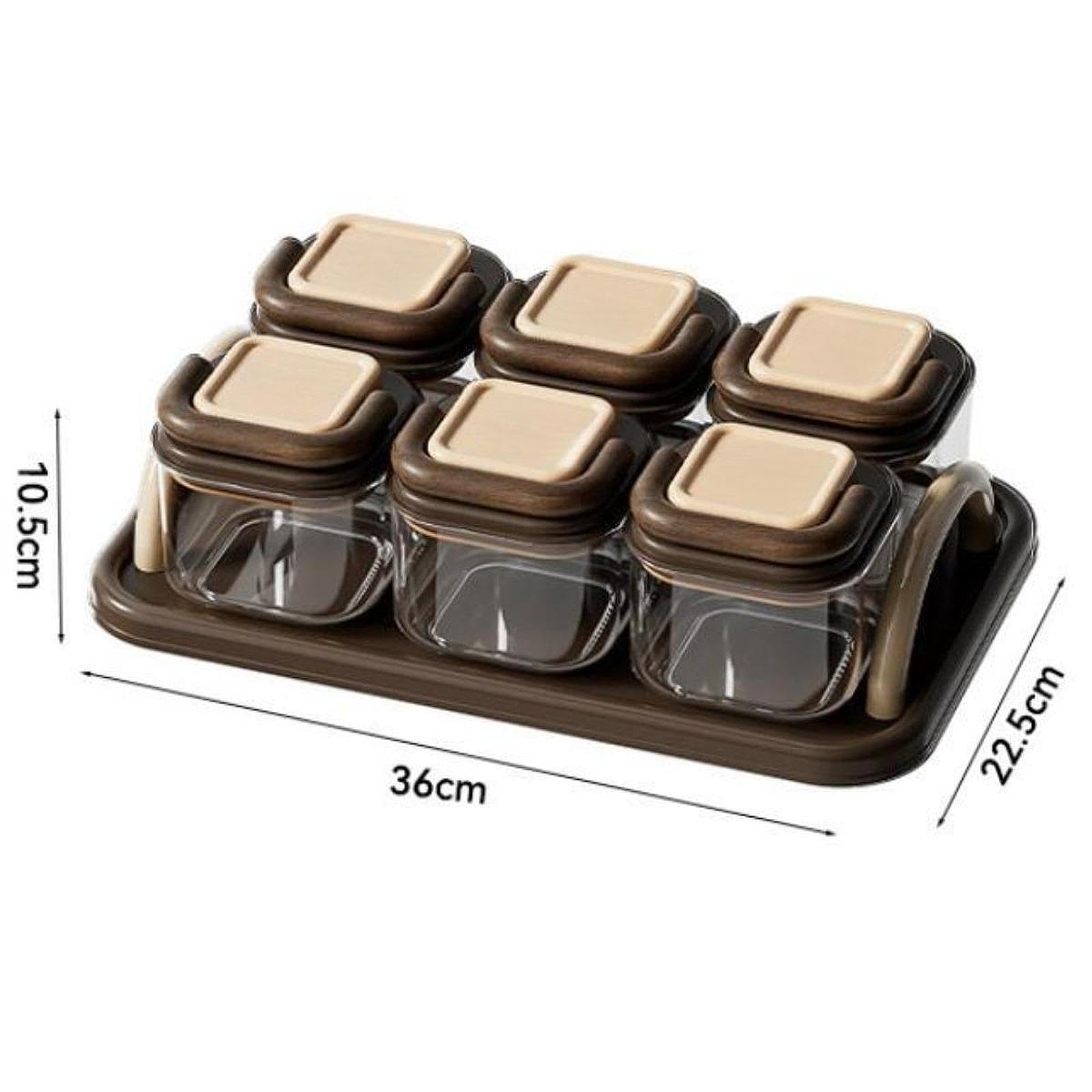 Plateau de Service compartimenté pour Noix, Fruits secs et collations, boîte de Rangement Alimentaire pour la Cuisine et la Maison