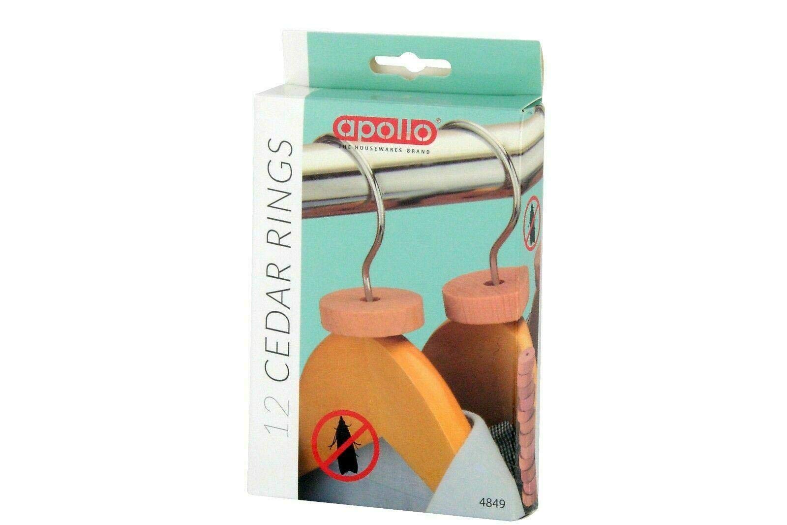 Apollo The Housewares Brand Multi-Colour Apollo Cedar Rings 12Pcs, 13X9.5x2