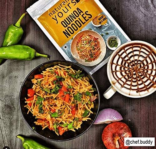Image of Naturally Yours Healthy Noodle Trial Pack | 5 Varieties - Multi Millet, Red Rice, Quinoa, Buckwheat & Soy | No Maida, No Onion No Garlic, Jain Friendly, Vegan | Tastemaker Inside | 900g Pack of 5