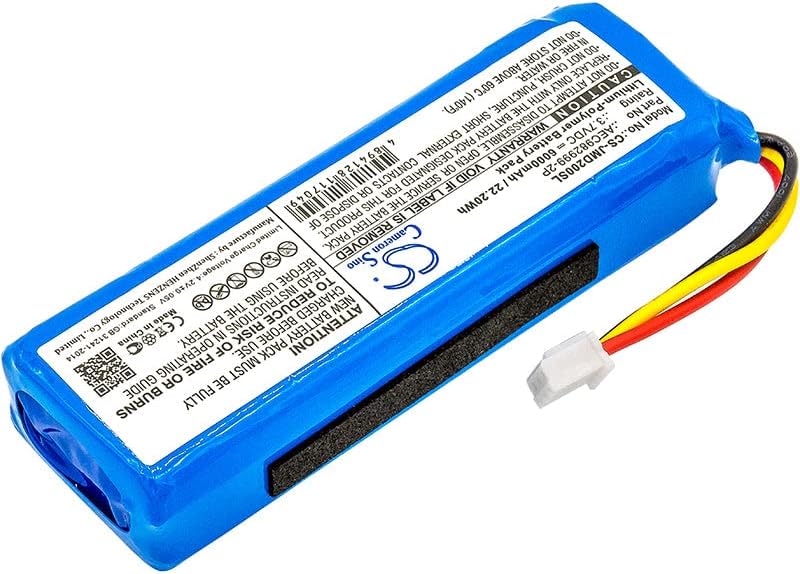 VI VINTRONS Battery for JBL Charge, AEC982999-2P,