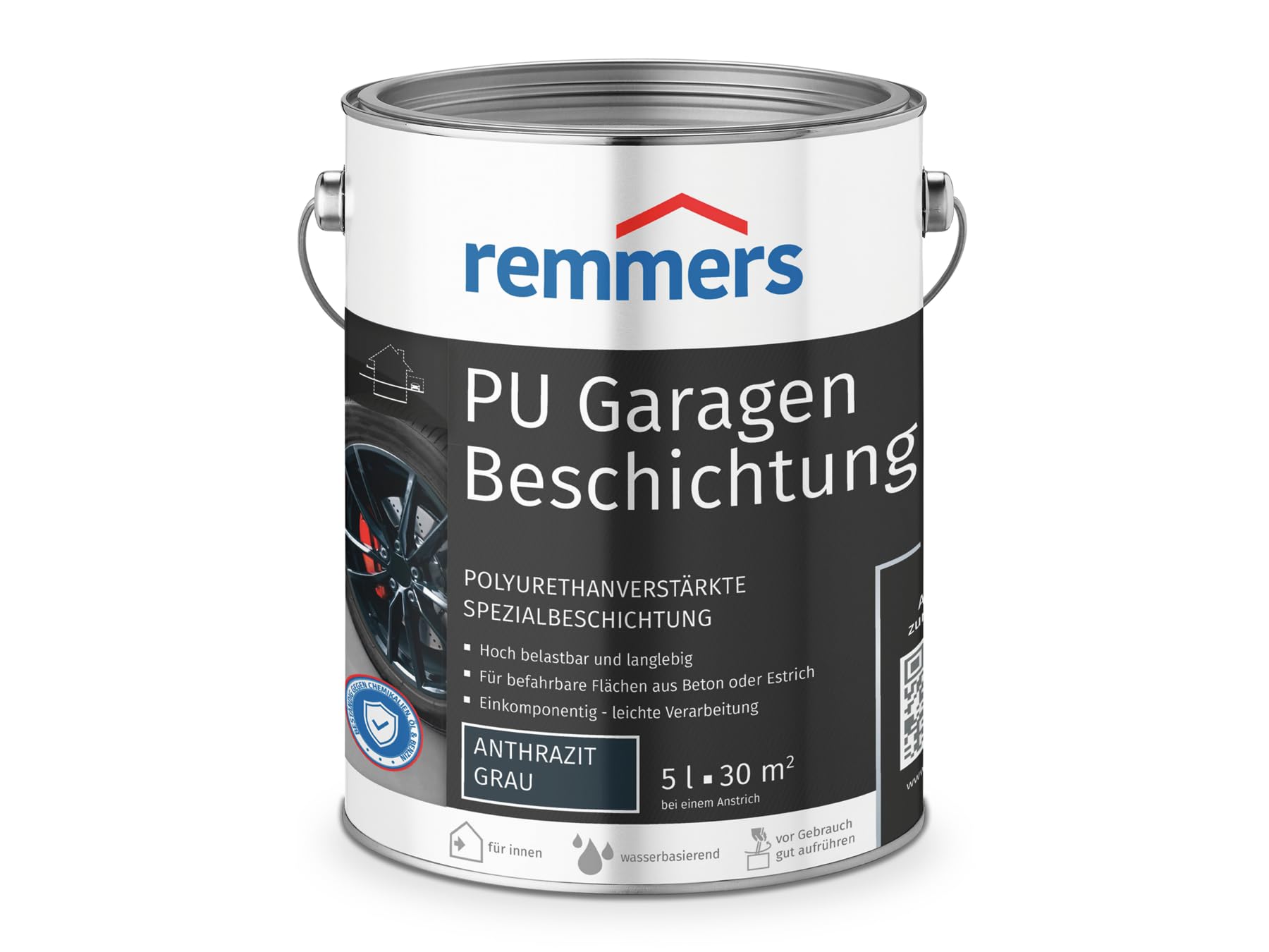 Remmers PU Garagenbeschichtung anthrazit, matt, 5 Liter