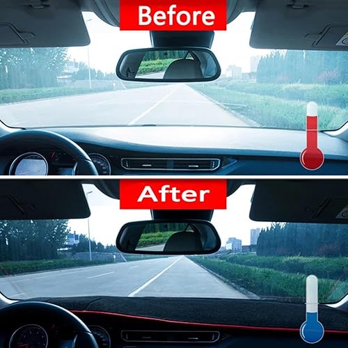 Miniatura 4 de HATHWAY Funda para salpicadero de automóvil, color negro multifunción para Toyota Land Cruiser Prado 2018 2019 LHD, color negro