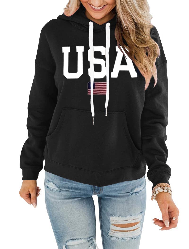 REVETRO Womens Hoodie Graphic Tie Dye Sweatshirt Casual Long Sleeve Hoodies Drawstring Pullover Tops With Pocket…