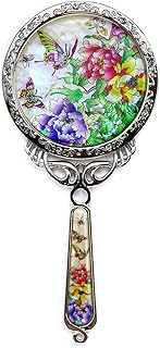 Espejo de mano con hermosa bolsa coreana, esp...