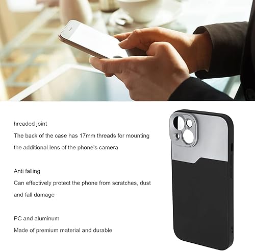 Miniatura 4 de Diyeeni Funda protectora para 14, funda de teléfono de cuerpo completo, con rosca universal de 0.669 in, para conectar lente de 0.669 in, funda